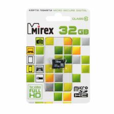 Карта памяти Mirex microSD, 32 Гб, SDHC, класс 10 – фото 1