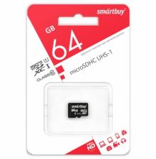 карта памяти Smartbuy micro SDXC 64GB