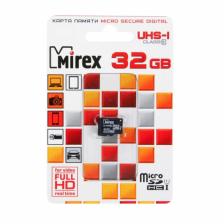 Карта памяти Mirex microSD, 32 Гб, SDHC, UHS-I, класс 10 – фото 1