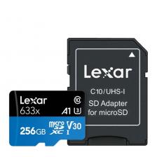 Карта памяти Lexar microSDXC Class 10 UHS-I U3 A1 V30 633x 256GB