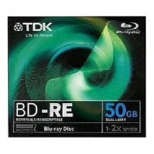 Диск TDK Blu-ray BD-R (4x) 50Gb FJC (1шт) (t78009)