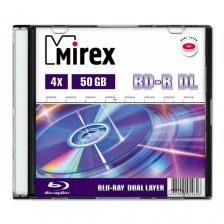 Диск BD-R Mirex 50 Gb, 4x, Slim Case (1), DL (1/50) 1054626 {UL141005A4S}