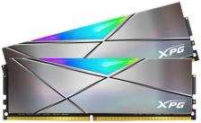 Память 16GB ADATA DDR4 4800 DIMM SPECTRIX D50 Xtreme Gunmetal RGB Grey Gaming Memory AX4U48008G19K-DGM50X Non-ECC, CL19, 1.5V, Heat Shield, Kit (2x8GB), RTL, (933683) Память 16GB ADATA DDR4 4800 DIMM SPECTRIX D50 Xtreme Gunmetal RGB Grey Gaming Memory AX4U48008G19K-DGM50X Non-ECC, CL19, 1.5V, Heat Shield, Kit (2x8GB), RTL, (933683)