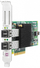 Контроллер HP FCA 82E Dual Channel 8Gb HBA (AJ763B) PCI-E for WinSrv and Linux (LC connector), incl. h/h & f/h. brckts (repl AJ763A)