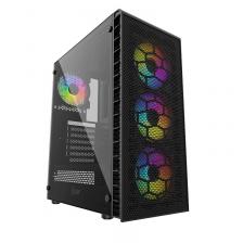 Корпус Powercase Mistral Z4С Mesh ARGB TG, чёрный, ATX (CMIZ4C-A4)