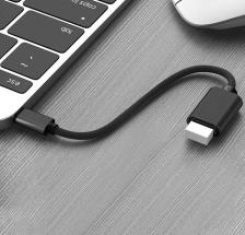 Черный переходник для Macbook USB Type-C to USB – фото 1