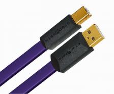 USB, Lan Wire World Ultraviolet 8 USB 2.0 A-B Flat Cable (U2AB2.0M-8) 2.0м
