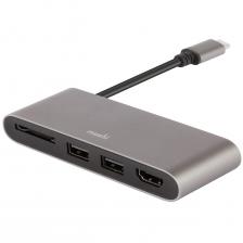 Адаптер-переходник Moshi USB Type-C Multimedia Adapter Grey (99MO084213)