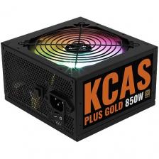 Блок питания Aerocool ATX 850W KCAS PLUS GOLD 850W ARGB 80+ gold 24+2x(4+4) pin APFC 120mm fan color LED 8xSATA RTL