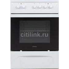 Электрическая плита Darina 1D EC 141 609 W, стеклокерамика, инфракрасная, без крышки, белый/черный