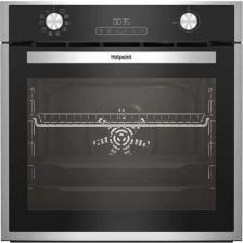 Духовой шкаф HOTPOINT FE9 834 JC IX, нержавеющая сталь/черный