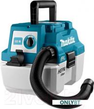 Профессиональный пылесос Makita DVC750LZ, синий/белый/черный