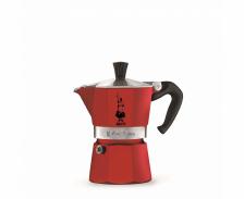 Электрическая гейзерная кофеварка Bialetti Moka Express Rossa красный