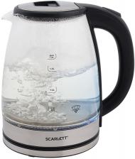 Электрочайник Чайник электрический Scarlett SC-EK27G30 1.8л. 1800Вт сталь/черный корпус: стекло/пластик