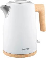 Чайник электрический Vitek VT-1154, 1,7 л, 2200 Вт, белый/бежевый