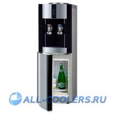 Кулер для воды с холодильником напольный Ecotronic "Экочип" V21-LF black+silver