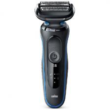 Электробритва BRAUN S5 51-B1000s Black/Blue Wet Dry 1//3 (Б0058407)