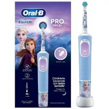 Электрическая зубная щетка BRAUN Oral-B Vitality Kids Frozen (D103.413.2K), чехол