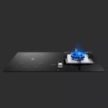 Умная встраиваемая плита с газовой и индукционной конфорками Xiaomi QCOOKER Circle Kitchen Intelligent Gas/Induction Cooker Dual-Head Stove (JZDT-QD1) – фото 1