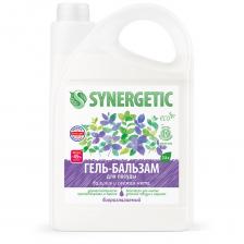 Synergetic Гипоаллергенный гель-бальзам для мытья посуды и детских игрушек биоразлагаемый Базилик и свежая мята, 3,5 л.