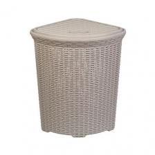 Корзина для белья violet угловая Ротанг 60 л 1 латте 58 см 40.5 см 1 шт. 60 л 40 см без рисунка