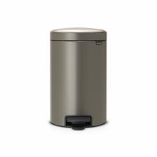 Мусорный бак с педалью Brabantia Newicon, 12л, платиновый 113628