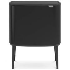 Бак мусорный Brabantia ''Touch Bin Bo'' черный матовый 36 л, 315824