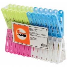 Прищепки пластиковые Рыжий кот, набор 24 шт