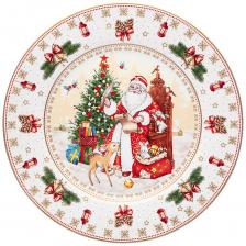 Тарелка обеденная Дед Мороз Lefard Размер: 26 см A321523