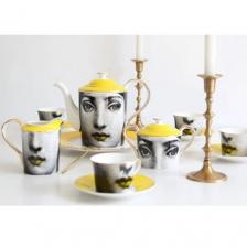 Чайный Сервиз Fornasetti Designed By Piero Fornasetti От Lalume