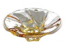 Ваза для фруктов 30,5 см Aurum Crystal "Mozart /Амбер" / 103648 – фото 2
