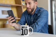 Aksisur Кружка с изображением Лионель Месси (Lionel Messi) белая 0012 – фото 1