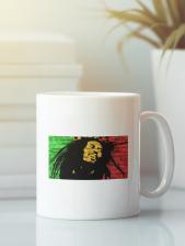 Aksisur Кружка с рисунком Боб Марли (Bob Marley) белая 0011
