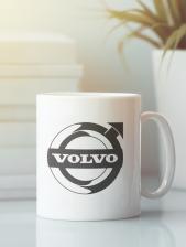 Aksisur Кружка с эмблемой Вольво (Volvo) белая 007