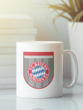 Aksisur Кружка с изображением FC Bayern Mnchen (ФК Бавария) белая 002