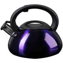 Чайник со свистком СИМАЛЕНД "Таун", 3 л, фиолетовый (4077391)