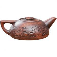 Заварочный чайник Красная глина с декором, 1 л (508570)