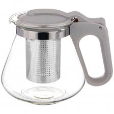 Заварочный чайник Gray с фильтром Agness Объем: 700 мл A404314