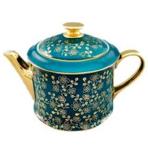 Заварочный чайник 400 мл Leander "Виндзор /Золотые цветы /зеленый" 1 / 158686