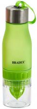 Бутылка для воды Bradex Light Green с соковыжималкой 600мл