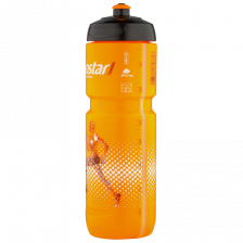 Бутылочки 750 мл ISOSTAR Спортивная бутылочка Isostar 800 мл Оранжевая с черной крышкой – фото 2