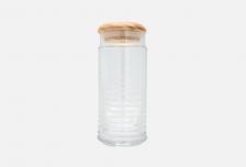 Банка для сыпучих продуктов Babylon, с деревянной крышкой 1 шт PASABAHCE