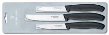 VICTORINOX Swiss Classic Paring компл.:3шт черный европодвес 6.7113.3