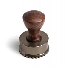 Пресс форма для лепки равиоли - пельменница Marcato Ravioli Stamp гладкий круг ?50 mm, канадский грецкий орех, шампань