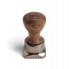 Пресс форма для лепки равиоли - пельменница Marcato Ravioli Stamp квадрат 45 х 45 mm, канадский грецкий орех, шампань