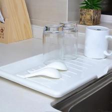 Пластиковая сушилка для посуды, белая – фото 1