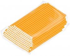 Трубочки бумажные Gratias оранжевые 200шт