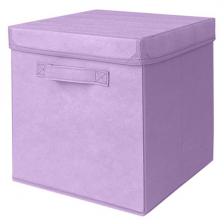 Набор складных коробок для хранения Home One 30х30х30 см, 2 шт, фиолетовый (385550)