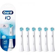 Насадки для зубной щетки Oral-B iO Ultimate Clean XL-pack 1x6 Only fits, белый (блистер) 90178094