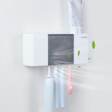 Умный дезинфицирующий держатель зубных щеток Xiaomi Liushu Toothbrush Sterilizer Box UV Disinfection Holder (LSZWD01W) – фото 1